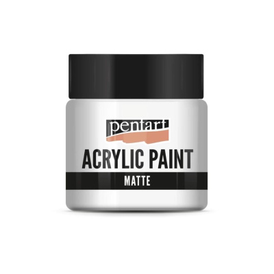 Akrylová farba matná 50 ml, šedobiela