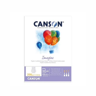CANSON Skicár IMAGINE, A5, 200g/m2, 50 listov