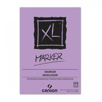 CANSON XL Marker blok, A4 70g/m2, 100 listov