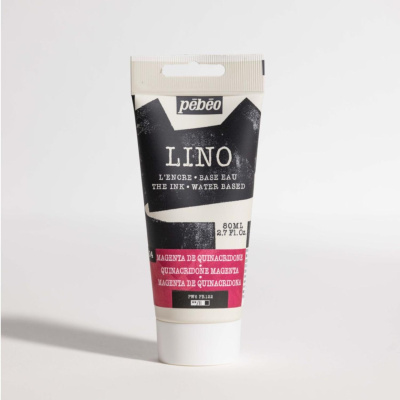 Farba na linoryt PEBEO LINOCUT - quinacridone magenta, 80 ml