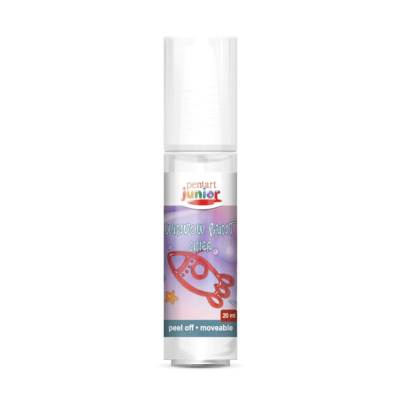 Kontúra k zlupovacím farbám na sklo, 20 ml, biela