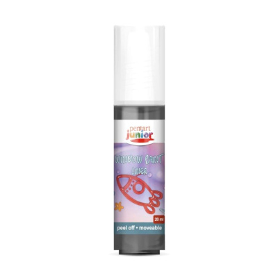 Kontúra k zlupovacím farbám na sklo, 20 ml, čierna