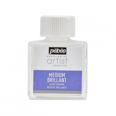 Lesklé médium na akrylové farby, 75 ml