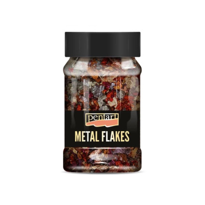 Metalické kúsky, 100 ml, M12 zlatá-fialová-červená