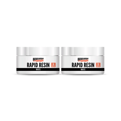 Rapid resin 1:1 set, živica, 150 ml, biela