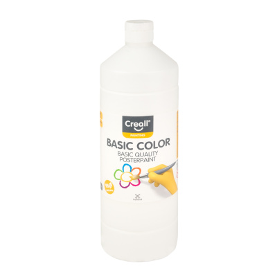 Temperová farba, 500 ml, biela