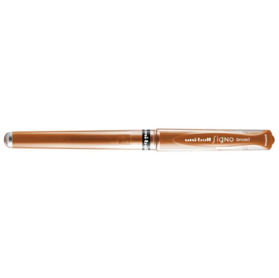Uni Ball gélový roller UM-153 Signo Broad, 1 mm, bronzová