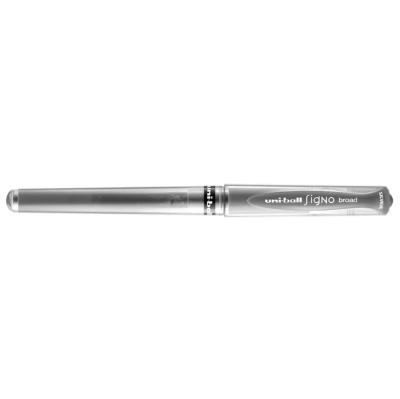Uni Ball gélový roller UM-153 Signo Broad, 1 mm, strieborná
