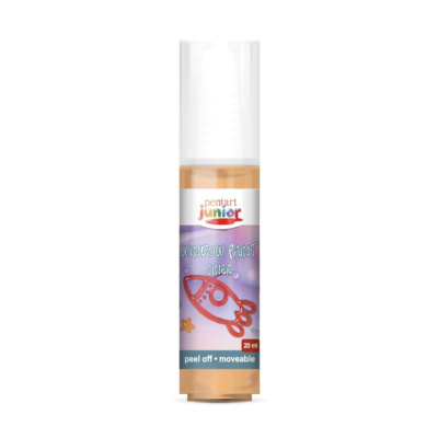 Zlupovacia farba na sklo, 20 ml, oranžová